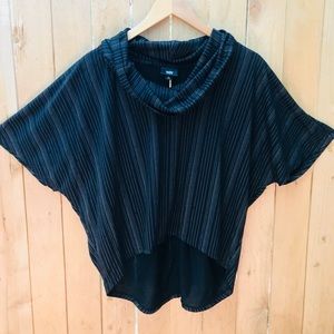 Mossimo Cow Neck Black Shirt